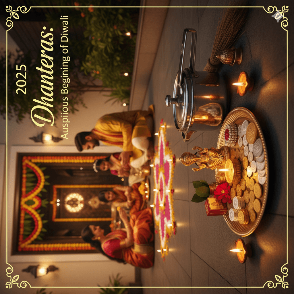 Dhanteras 2025: The Auspicious Beginning of Diwali Festivities in India